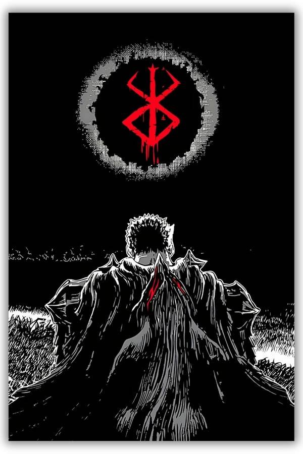 Berserk metal poster wall art in Pakistan