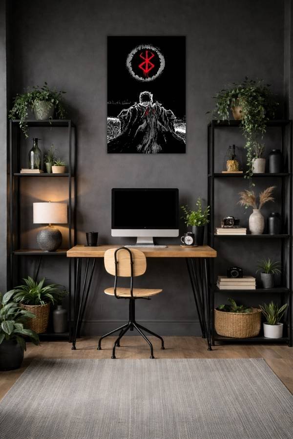 Berserk metal poster wall art in Pakistan