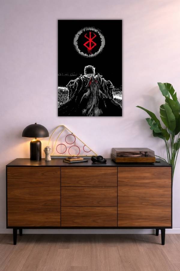 Berserk metal poster wall art in Pakistan