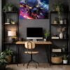Black Panther metal poster wall art in Pakistan