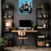 Bmw S1000rr metal poster wall art in Pakistan