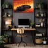 Bugatti Chiron metal poster wall art in Pakistan