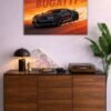 Bugatti Chiron metal poster wall art in Pakistan