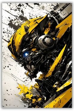 Bumble Bee metal poster wall art in Pakistan