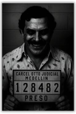 Carcel Otto Judicial Medellin metal poster wall art in Pakistan