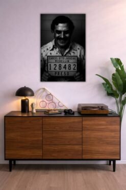 Carcel Otto Judicial Medellin metal poster wall art in Pakistan