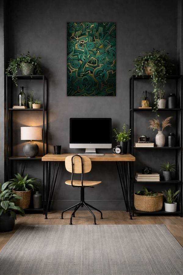 Celtic Art metal poster wall art in Pakistan