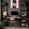 Cristiano metal poster wall art in Pakistan