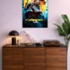 Cyberpunk metal poster wall art in Pakistan