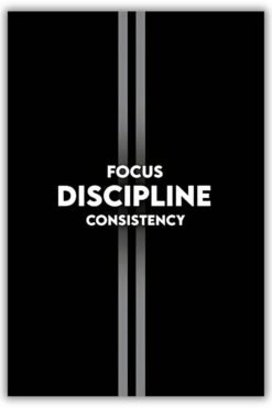 Discipline metal poster wall art in Pakistan