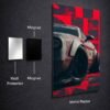 Dodge Challenger Srt Hellcat metal poster wall art in Pakistan