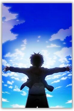Eren Yeager metal poster wall art in Pakistan