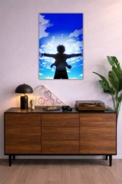 Eren Yeager metal poster wall art in Pakistan