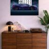 Ferrari 488 Gtb metal poster wall art in Pakistan
