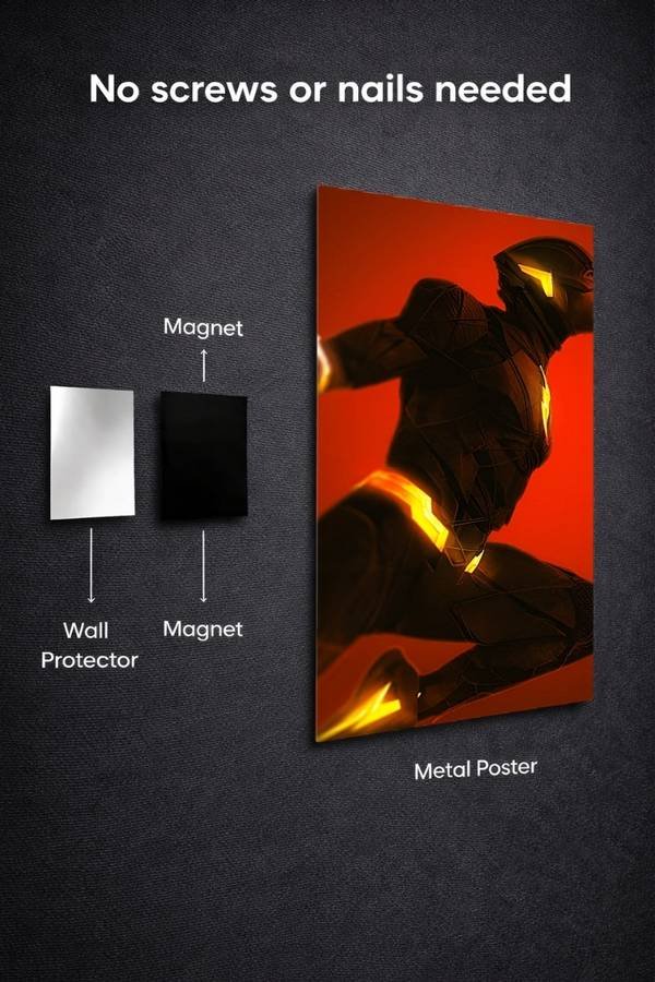 Flash metal poster wall art in Pakistan