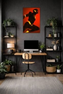 Flash metal poster wall art in Pakistan