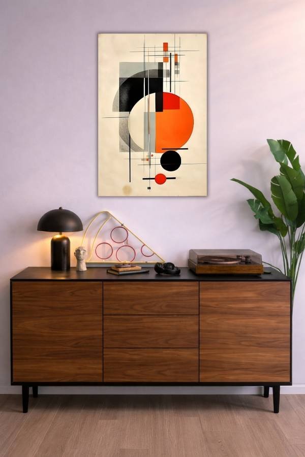 Geometric Abstraction Art | Abstract Posters | Metal Posters | Wall Art - Image 2