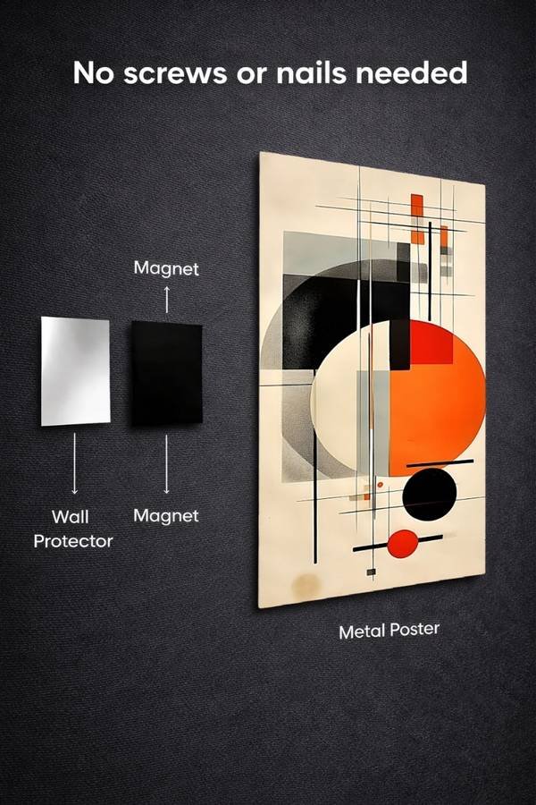 Geometric Abstraction Art | Abstract Posters | Metal Posters | Wall Art - Image 3