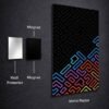 Geometric Maze metal poster wall art in Pakistan