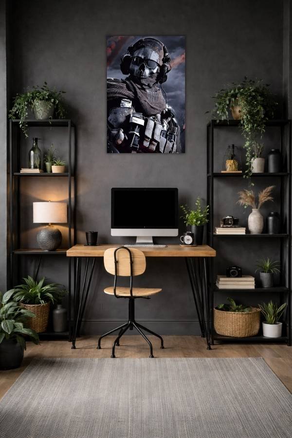 Ghost metal poster wall art in Pakistan