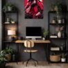 Ghost Of Uchiha metal poster wall art in Pakistan