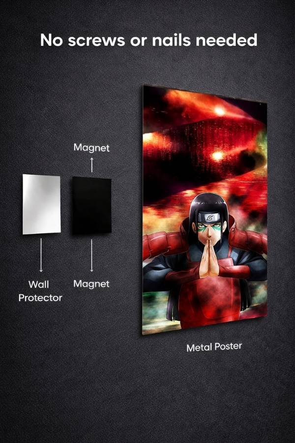 God Of Shinobi metal poster wall art in Pakistan