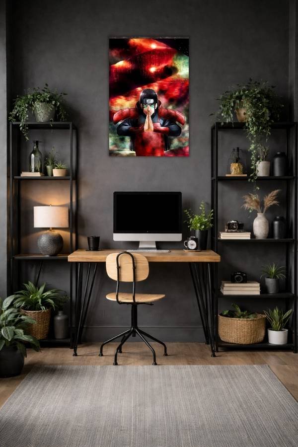 God Of Shinobi metal poster wall art in Pakistan