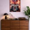 Goku metal poster wall art in Pakistan