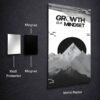 Growth Is A Mindset metal poster wall art in Pakistan