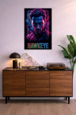 Hawkeye metal poster wall art in Pakistan