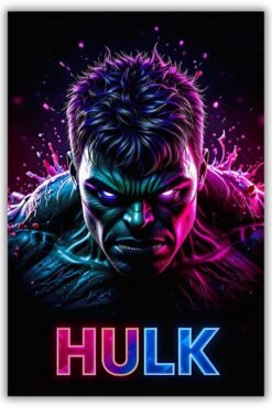 Hulk metal poster wall art in Pakistan