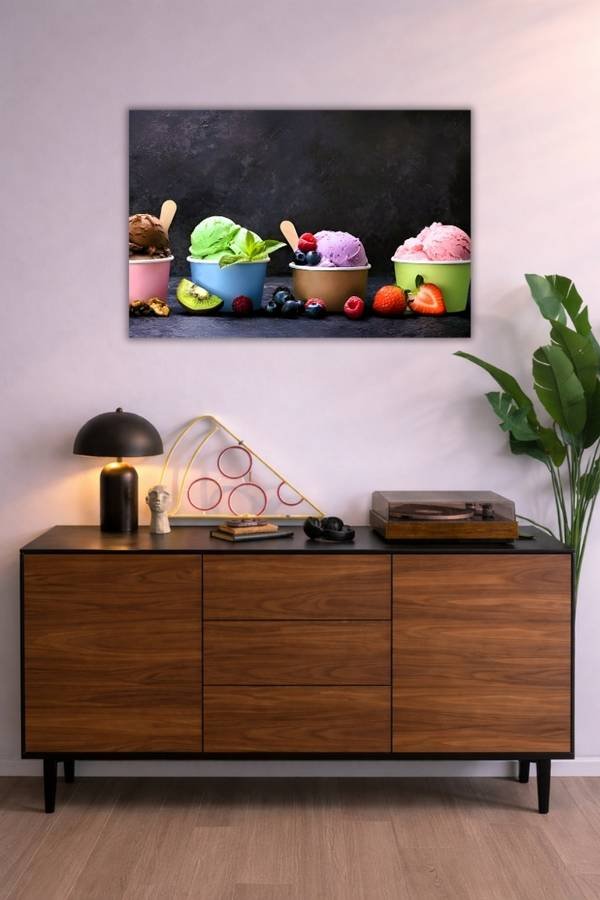 Ice Cream metal poster wall art in Pakistan