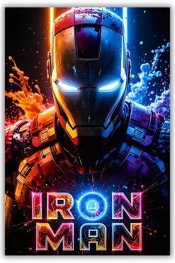 Iron Man metal poster wall art in Pakistan