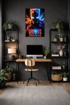 Iron Man metal poster wall art in Pakistan