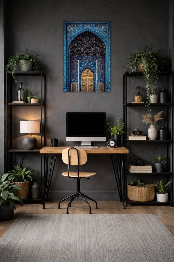 Islamic Architecture metal poster wall art in Pakistan