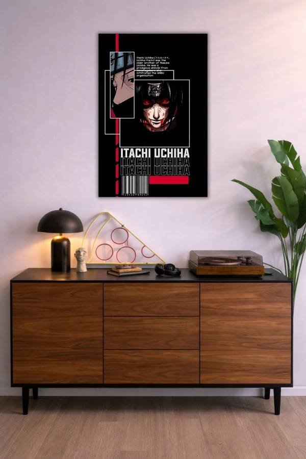 Itachi Uchiha metal poster wall art in Pakistan