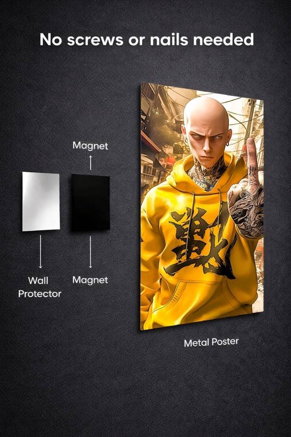 Kashima Hajime metal poster wall art in Pakistan