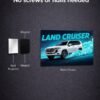 Land Cruiser metal poster wall art in Pakistan