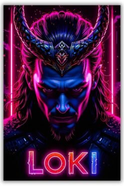 Loki metal poster wall art in Pakistan