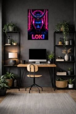 Loki metal poster wall art in Pakistan
