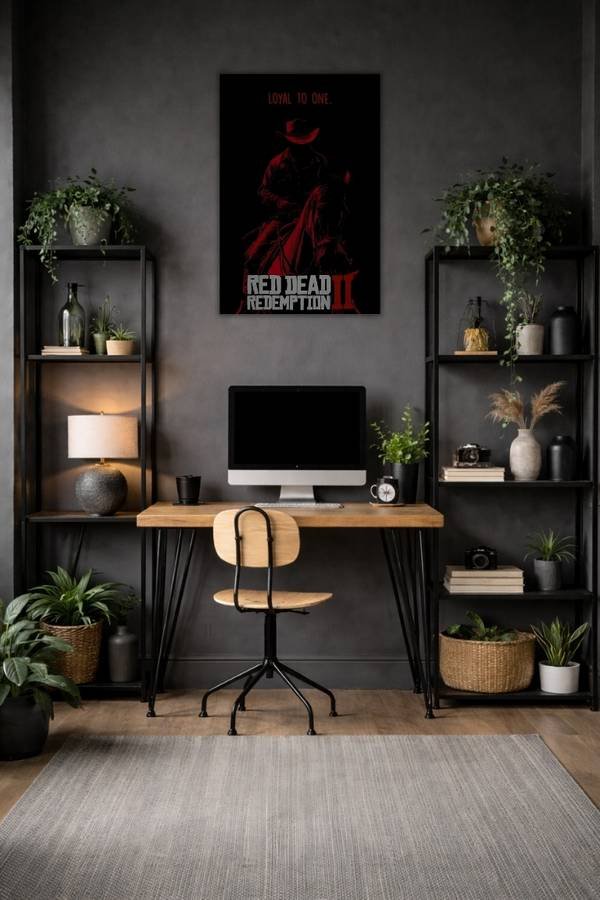 Loyal To One Red Dead Redemption metal poster wall art in Pakistan