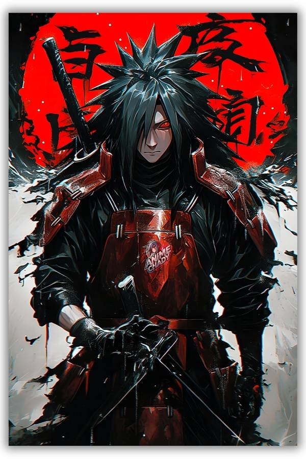 Madara Uchiha metal poster wall art in Pakistan