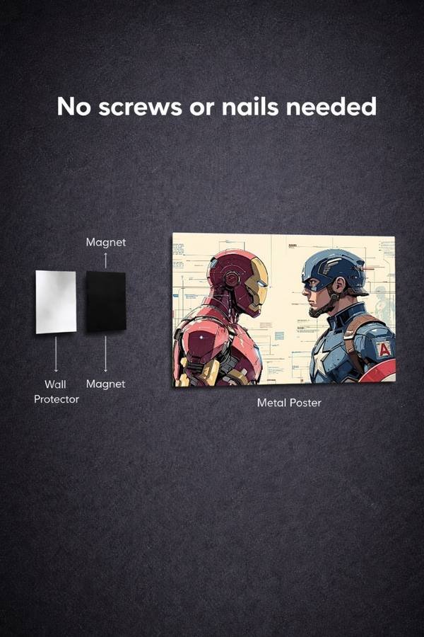 Marvels metal poster wall art in Pakistan