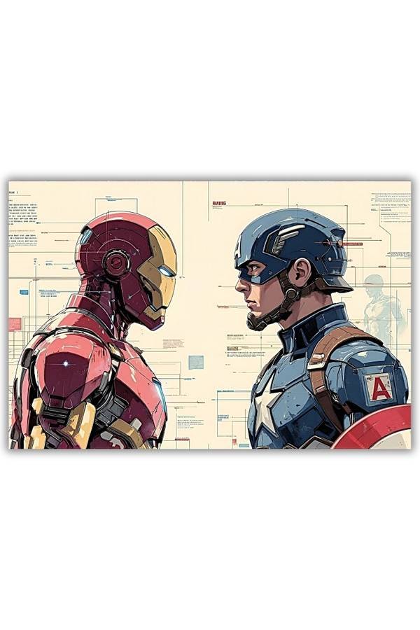 Marvels metal poster wall art in Pakistan