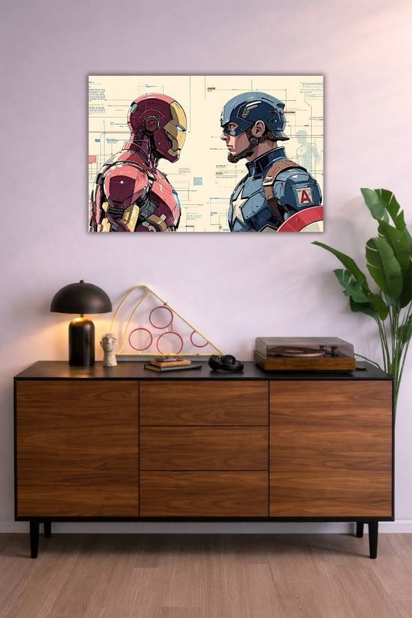 Marvels metal poster wall art in Pakistan