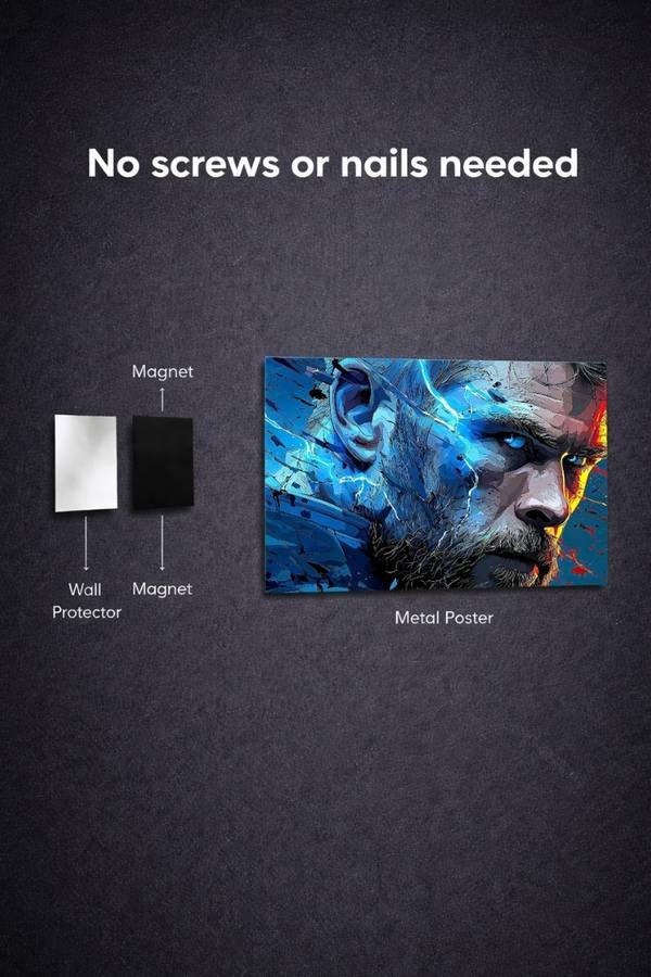Marvel’s Thor metal poster wall art in Pakistan