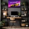 Mclaren P1 metal poster wall art in Pakistan