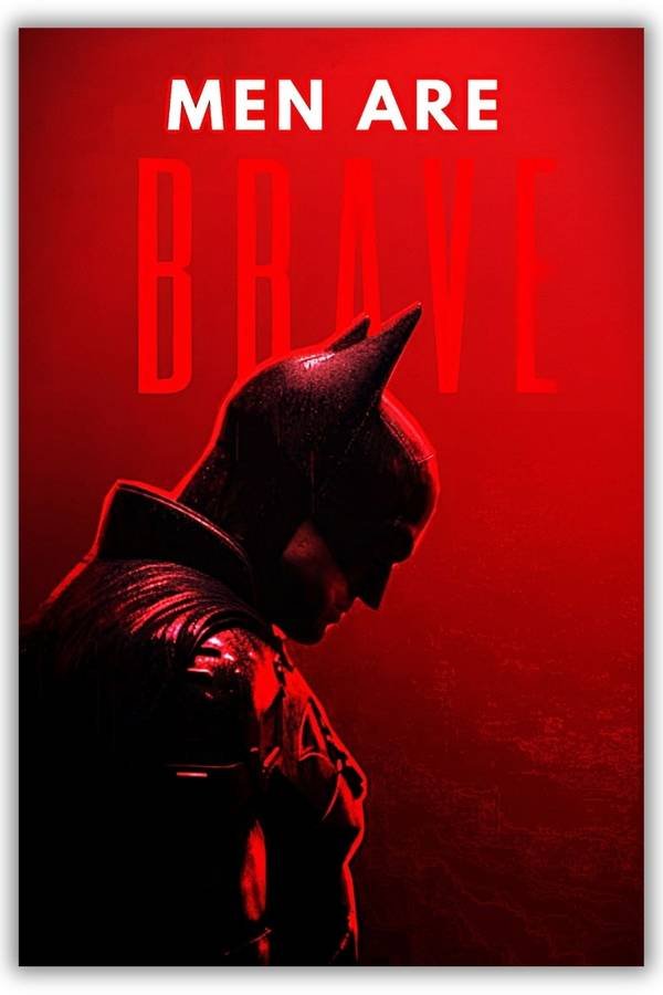 Men Are Brave metal poster wall art in Pakistan