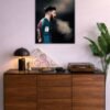 Messi metal poster wall art in Pakistan