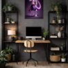 Mewtwo metal poster wall art in Pakistan